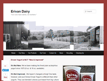 Tablet Screenshot of erivandairy.com